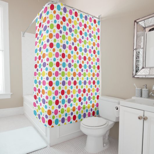 Polka Dots Shower Curtain Douchegordijn (In situ)