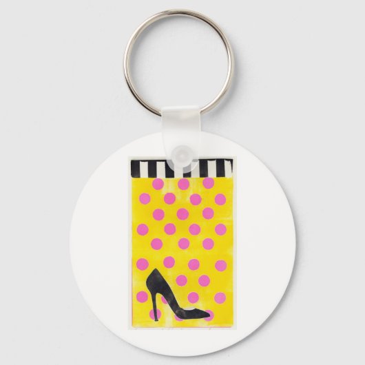 Polka Dots Sleutelhanger (Voorkant)