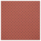 Polka Dots Small Pattern Rust Stof (Swatch)