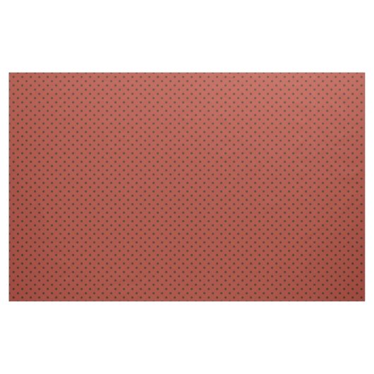 Polka Dots Small Pattern Rust Stof (Fat Quarter)