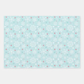 Polka Dots & Snowflakes Inpakpapier Vel (Voorkant 3)