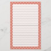 Polka Dots Stationery Briefpapier (Voorkant)