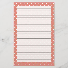 Polka Dots Stationery Briefpapier