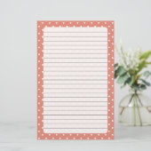 Polka Dots Stationery Briefpapier (Staand voorkant)