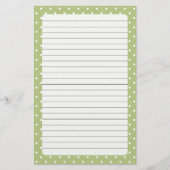 Polka Dots Stationery Briefpapier (Voorkant)