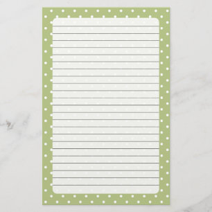 Polka Dots Stationery Briefpapier