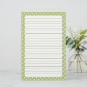 Polka Dots Stationery Briefpapier (Staand voorkant)