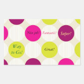 Polka Dots Sticker (Voorkant)