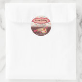 Polka Dots Strawberry Scone Stickers (Tas)