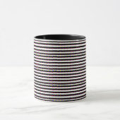 polka dots stripes geometric shapes pattern art mok (Midden)