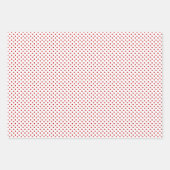 Polka Dots & Stripes Kerstmis Inpakpapier Vel (Voorkant 3)