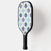 Polka Dots & Stripes Pickleball Paddle Sjabloon (Links)