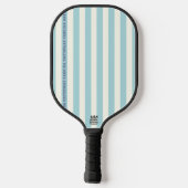 Polka Dots & Stripes Pickleball Paddle Sjabloon (Achterkant)