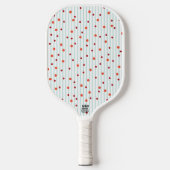 Polka Dots & Stripes Pickleball Paddle Sjabloon (Voorkant)
