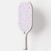 Polka Dots & Stripes Pickleball Paddle Sjabloon (Links)