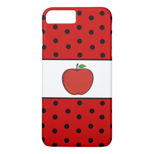 Polka Dots Teacher's Apple iPhone 7 plus hoesje (Achterkant)