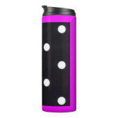 Polka dots thermosbeker (Geroteerd rechts)