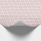 Polka Dots Trend Pastel Kleuren Sjabloon Glanzend Cadeaupapier (Hoek)