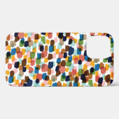 Polka dots: veelkleurige handverf. Case-Mate iPhone case (Achterkant (horizontaal))