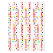 Polka Dots Verjaardag Tafelkleed (Voorkant)