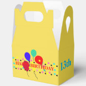 Polka Dots Verjaardagsballonnen Dank u Bedankdoosjes (Open)