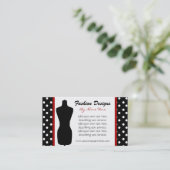 Polka Dots Visitekaartje (Staand voorkant)