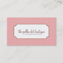 Polka Dots Visitekaartjes