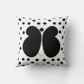 Polka Dots Vlinder Kussen (Achterkant)