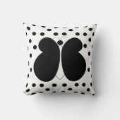 Polka Dots Vlinder Kussen (Voorkant)