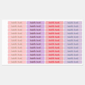 Polka Dots waterdichte kinder naam kleding Labels (Vel)