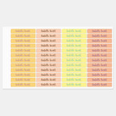 Polka Dots waterdichte kinder naam kleding Labels (Vel)