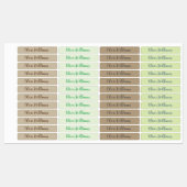 Polka Dots waterdichte kinder naam kleding Labels (Vel)