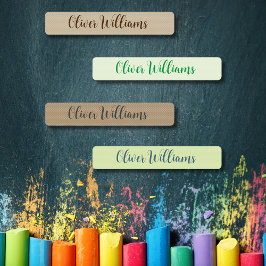 Polka Dots waterdichte kinder naam kleding Labels