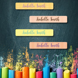 Polka Dots waterdichte kinder naam kleding Labels