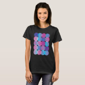 Polka Dots Waterverf Abstract Galaxy Internationa T-shirt (Voorkant volledig)