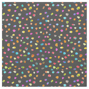 Polka dots waterverf boho pop art stof