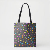 Polka dots waterverf boho pop art tote bag (Voorkant)
