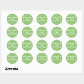Polka Dots Wedding Stickers (Vel)