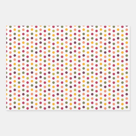 Polka Dots| Wishbones | Weaving lines - Inpakpapier Vel (Voorkant 3)