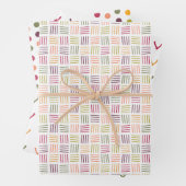 Polka Dots| Wishbones | Weaving lines -  Inpakpapier Vel (In situ)