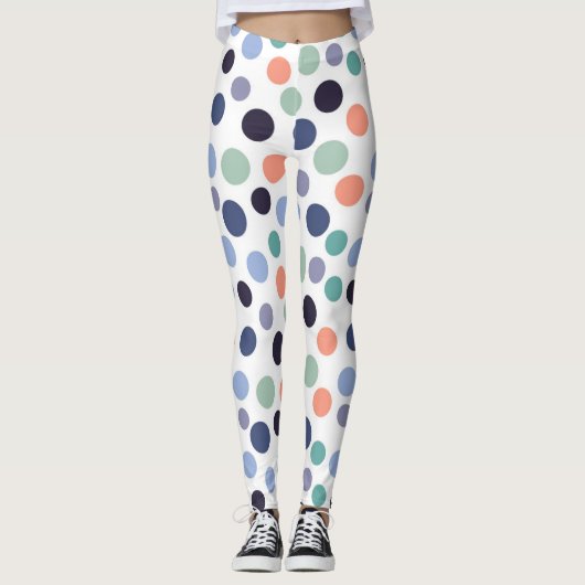Polka Dots Women's Leggings (Voorkant)