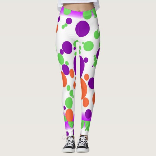 Polka Dots Women's Leggings (Voorkant)