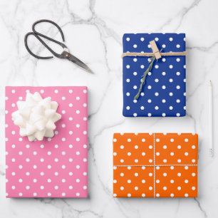 Polka Dots Wrapping Paper Sheet Set