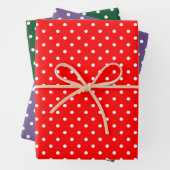 Polka Dots Wrapping Paper Sheet Set (In situ)
