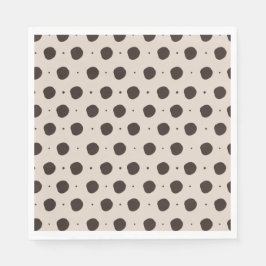 Polka dots Ze is de knoop Vrijgezellenfeest binden Servet