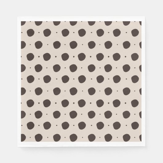 Polka dots Ze is de knoop Vrijgezellenfeest binden Servet (Voorkant)