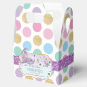 Polka Dots Zeemeermin Verjaardag Baby shower Dank  Bedankdoosjes (Geopend)