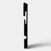 Polka dots Zwart wit groot vet elegant patroon Case-Mate iPhone Case (Achterkant / Links)