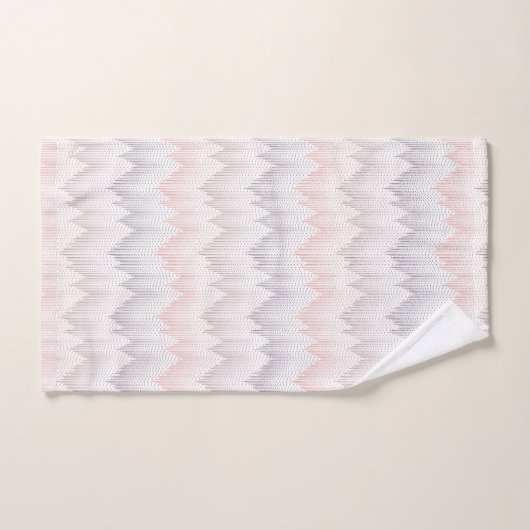 Polka Dotted Mountain Peak Pattern Bad Handdoek (Handdoek)