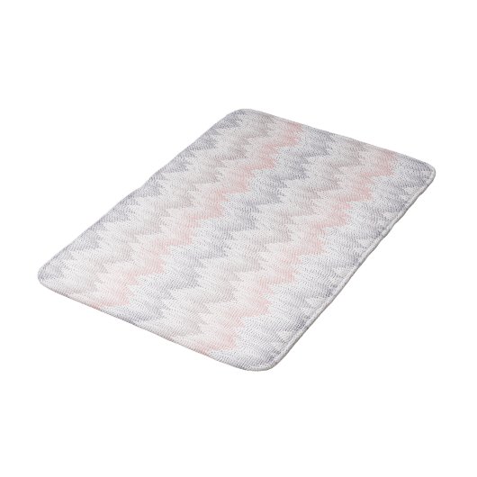 Polka Dotted Mountain Peak Pattern Badmat (Gekanteld)